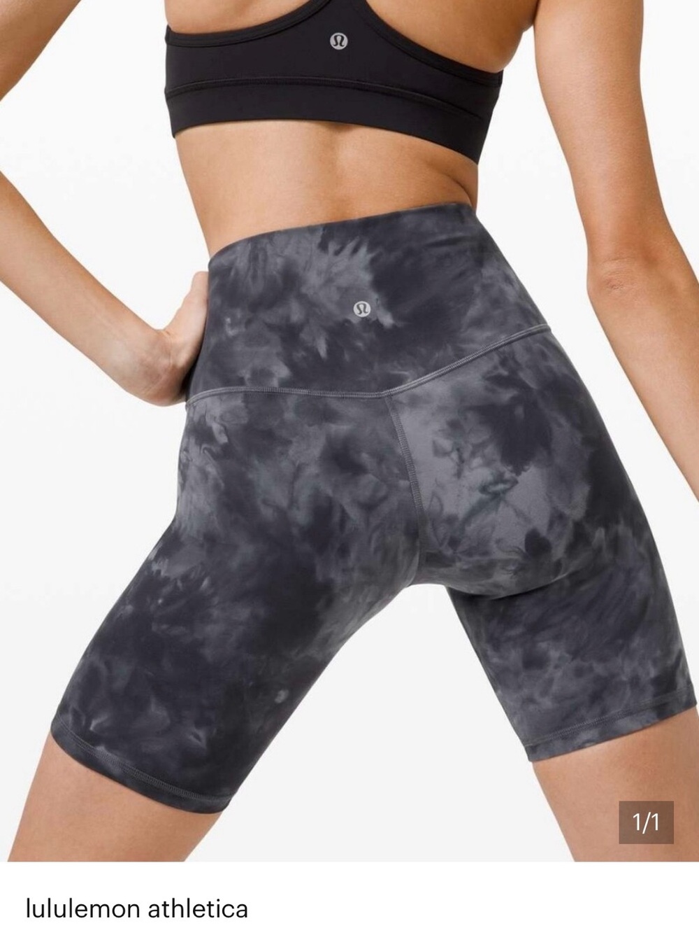 lululemon Diamond Dyed Align High-Rise Bike Shorts size 6